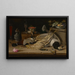Nature morte avec oiseaux morts - Christoffel van den Berghe — framed artwork on a wall