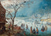 Winter Landscape Painting - Christoffel van den Berghe — artwork view