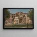 A section of the Via Sacra Rome L'église des Saints Côme et Damien - Christoffer Wilhelm Eckersberg — framed artwork on a wall