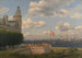 View of the Swedish coast from the walls of Kronborg Castle - Christoffer Wilhelm Eckersberg — artwork view