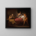 Alexander the Great on his deathbed - Christoffer Wilhelm Eckersberg — framed artwork on a wall