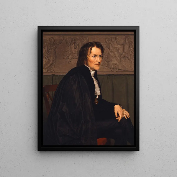 Bertel Thorvaldsen - Christoffer Wilhelm Eckersberg — framed artwork on a wall