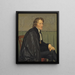 Bertel Thorvaldsen the Danish sculptor - Christoffer Wilhelm Eckersberg — framed artwork on a wall