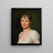 Christine Rebekka Eckersberg née Hyssing, first wife of the artist - Christoffer Wilhelm Eckersberg — framed artwork on a wall