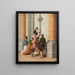 Devotion to the Holy Door of St. Peter's Basilica - Christoffer Wilhelm Eckersberg — framed artwork on a wall