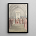 The Foundation of the Elephant Order - Christoffer Wilhelm Eckersberg — framed artwork on a wall