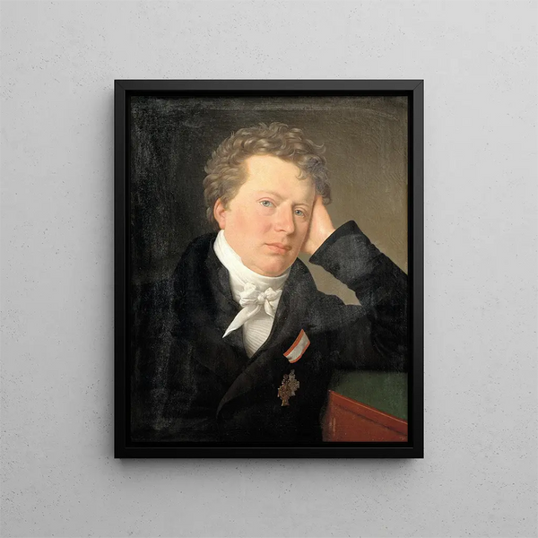 L'avocat et homme d'État Anders Sandersted - Christoffer Wilhelm Eckersberg — framed artwork on a wall
