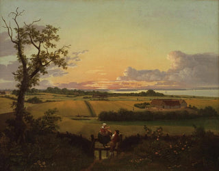 Landscape with a Passage, the Island of Mn - Christoffer Wilhelm Eckersberg — artwork view