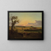Landscape with a Passage, the Island of Mn - Christoffer Wilhelm Eckersberg — framed artwork on a wall