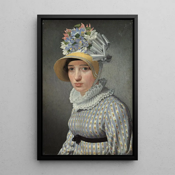Reproduction of the painting Portrait of the model Maddalena or Anna Maria Uhden - Christoffer Wilhelm Eckersberg