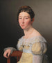 Portrait of Emilie Henriette Massmann fiancée of Frederik Wilhelm Caspar von Benzon - Christoffer Wilhelm Eckersberg — artwork view