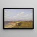 Tuileries Painting by Renbjerg near Flensburg Fjord - Christoffer Wilhelm Eckersberg — framed artwork on a wall