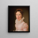Suzanne Juel painting, the artist's sister-in-law and who would later become his third wife - Christoffer Wilhelm Eckersberg — framed artwork on a wall