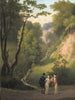 The Devil's Fissure at Liselund Manor, Møn Island - Christoffer Wilhelm Eckersberg — artwork view