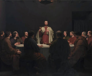 The Last Supper - Christoffer Wilhelm Eckersberg — artwork view