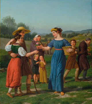 Christoffer Wilhelm Eckersberg - The Maiden from Afar From the poem by Schiller.webp