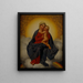 The Virgin and Child - Christoffer Wilhelm Eckersberg — framed artwork on a wall