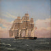 La corvette Najaden sous voiles - Christoffer Wilhelm Eckersberg — artwork view
