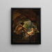 Ulysses fleeing the cave of Polyphemus - Christoffer Wilhelm Eckersberg — framed artwork on a wall