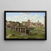 Vue de la Cloaca Maxima, Rome - Christoffer Wilhelm Eckersberg — framed artwork on a wall