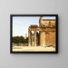 View of the Via Sacra in Rome - Christoffer Wilhelm Eckersberg — framed artwork on a wall