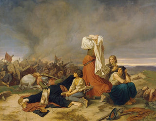 La bataille de Lipan 1434 - Christoph Christian Ruben — artwork view