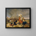 La bataille de Lipan 1434 - Christoph Christian Ruben — framed artwork on a wall