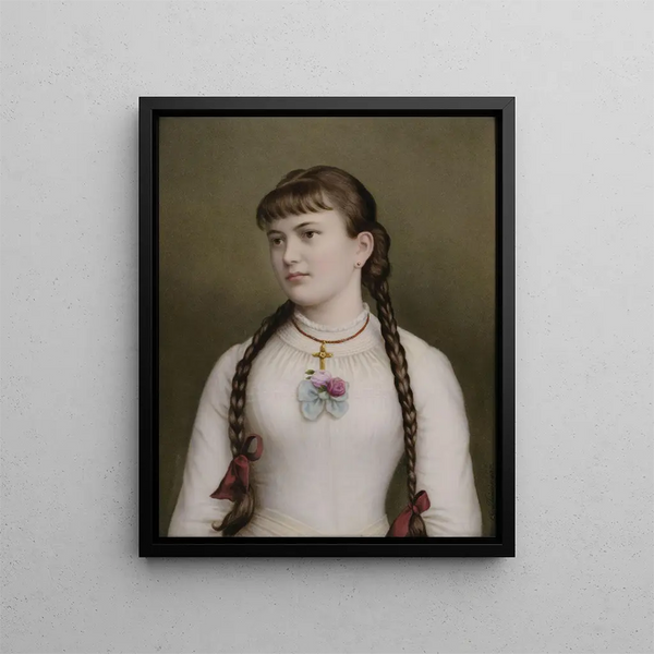 Antonia Johanna Schwemmer 1874–1926 from Tapfheim - Christoph Deininger — framed artwork on a wall