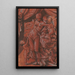 Charité with four children playing - Christoph Murer — framed artwork on a wall