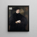 Portrait of Boniface Amerbach - Christoph Roman — framed artwork on a wall