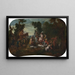 Singerie The Picnic - Christophe Huet — framed artwork on a wall