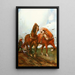 Reproduction of the painting Suffolk Horses Painting - Christopher Clark