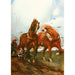 Reproduction of the painting Suffolk Horses Painting - Christopher Clark