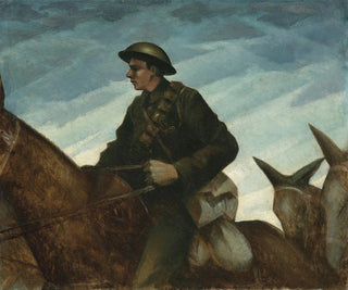 Une équipe de mules - Christopher R W Nevinson — artwork view