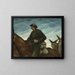 Une équipe de mules - Christopher R W Nevinson — framed artwork on a wall