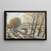 Autumn in Paris - Christopher R W Nevinson — framed artwork on a wall