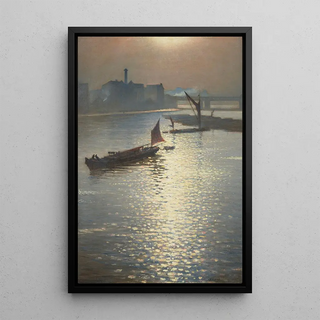 Christopher R W Nevinson - From Waterloo Bridge.webp