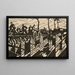 On the road to Ypres - Christopher R W Nevinson — framed artwork on a wall
