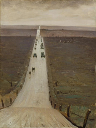 La route d'Arras à Bapaume - Christopher R. W. Nevinson — artwork view
