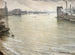 The Thames view towards the Tower of London - Christopher R W Nevinson — artwork view