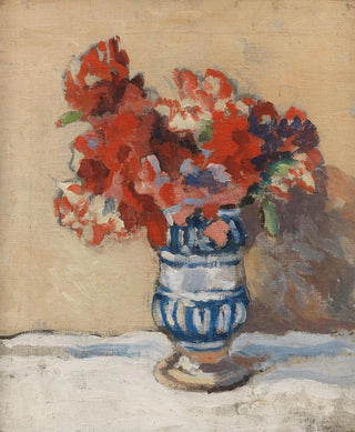 Flowers in a Blue Vase - Christopher Wood — artwork view