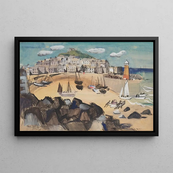 St Ives - Christopher Wood — framed artwork on a wall