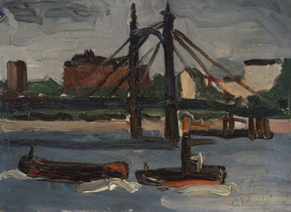 The Thames at Battersea - Christopher Wood — artwork view
