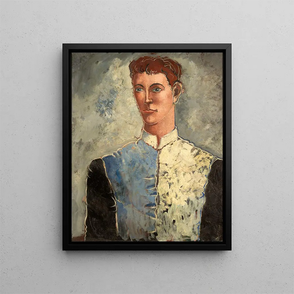 The jockey - Christopher Wood — framed artwork on a wall