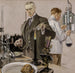 Chronométrage d'une expérience, illustration de publicité Howard Watch - Frank Xavier Leyendecker — artwork view