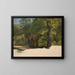 Forest landscape sketch - Chrystian Breslauer — framed artwork on a wall