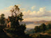 Landscape with a Lake and a Gothic Church - Chrystian Breslauer — artwork view