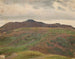 Landscape with a meadow and a range of hills, sketch - Chrystian Breslauer — artwork view