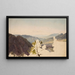 Sketch of Mountain Landscape - Chrystian Breslauer — framed artwork on a wall