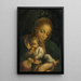 Virgin and Child - Circle of Correggio — framed artwork on a wall